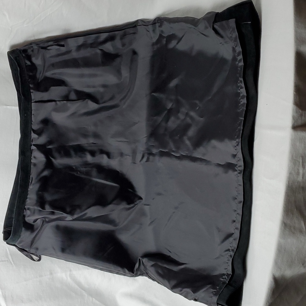 Révue Vintage 90s Black Suede Pencil Skirt Size 10 - Picture 11 of 12